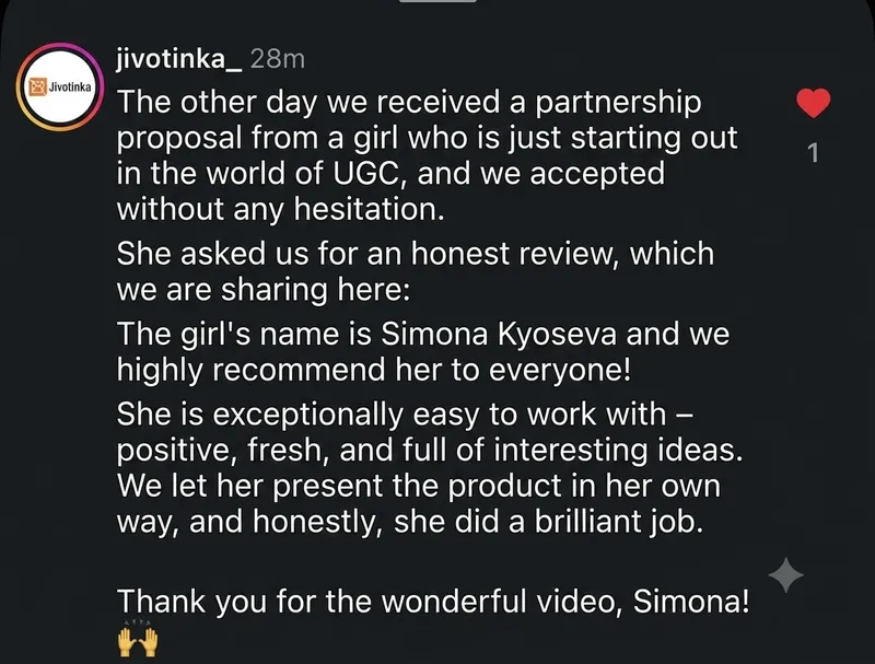 Testimonial from Jivotinka.com